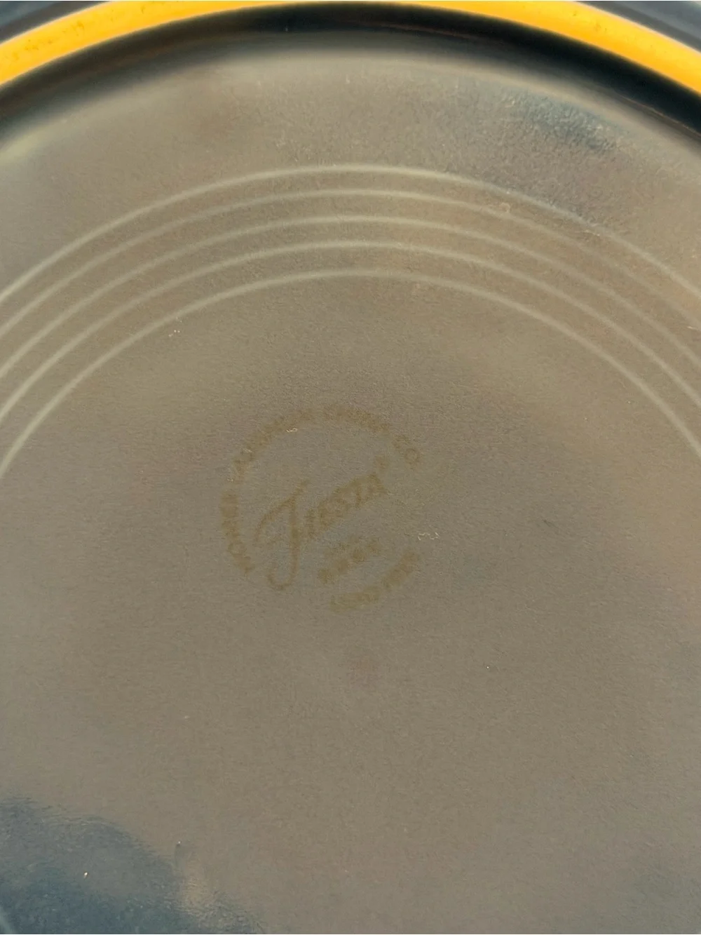 Fiestaware Lapis Blue Square Dinner Plate - Retired Style!